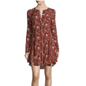 Long sleeve pleated ALC dress